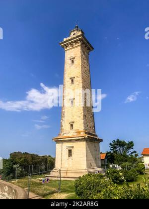 Leuchtturm von Saint Georges de Didonne, Frankreich Stockfoto