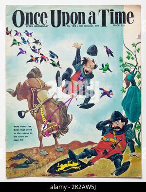 1970s Ausgabe des Once Upon A Time Childrens Magazine Stockfoto