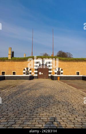 Kleine Festung und Denkmal für die Opfer 2nd Weltkrieg, Terezin, Nordböhmen, Tschechische Republik Stockfoto