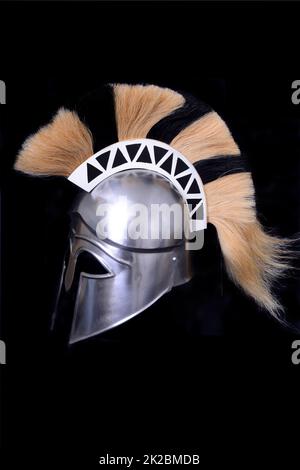 Antiker Griechischer Korinthischer Helm Stockfoto