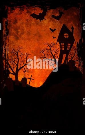 Halloween-Design Stockfoto