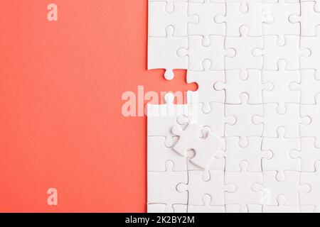puzzle-Spiel Textur letzte Stücke für lösen und Ort Stockfoto