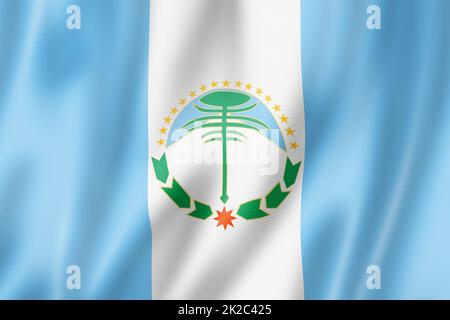 Flagge der Provinz Neuquen, Argentinien Stockfoto