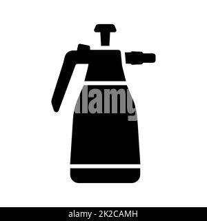 Vektorsymbol für Spritzpumpe für Gartenhanddruck Stockfoto