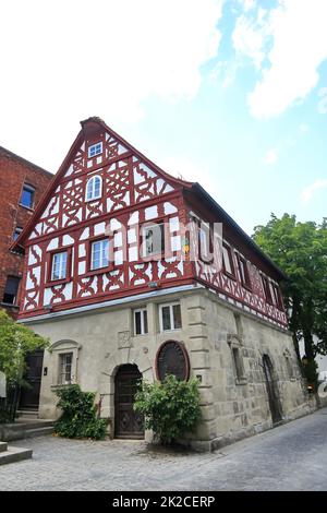 Forchheim ist eine Stadt in Bayern mit vielen historischen Sehenswürdigkeiten Stockfoto