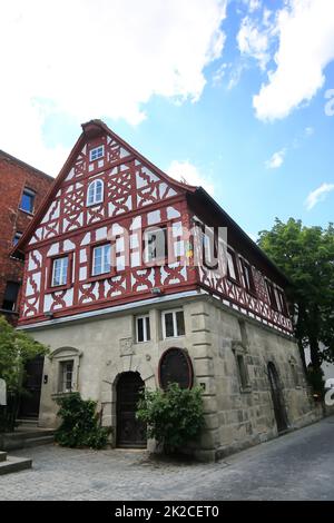 Forchheim ist eine Stadt in Bayern mit vielen historischen Sehenswürdigkeiten Stockfoto