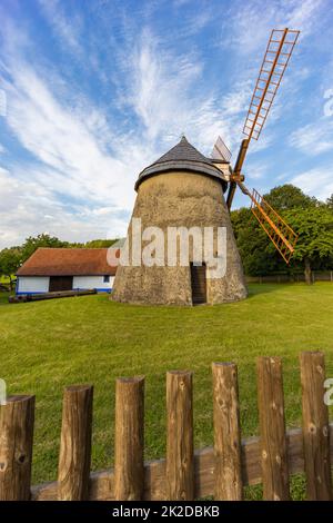 Windmühle Kuzelov, Südmähren, Tschechische Republik Stockfoto