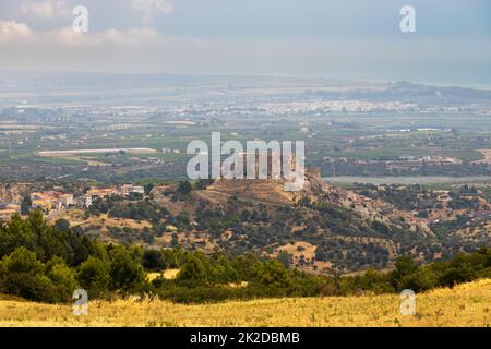 Schloss Rocca Imperiale in der Provinz Cosenza, Kalabrien, Italien Stockfoto