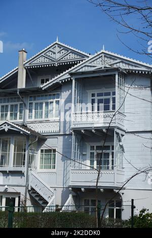 Spa-Architektur auf Rügen, Binz Stockfoto