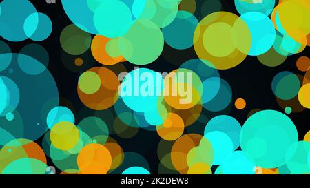 Große transparente Kreise Stockfoto