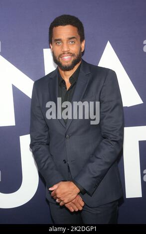 Los Angeles, Ca. 22. September 2022. Michael Ealy bei der Los Angeles Premiere von „vernünftiger Zweifel“ am 22. September 2022 im NeueHouse Hollywood in Los Angeles, Kalifornien. Quelle: Saye Sadou/Media Punch/Alamy Live News Stockfoto