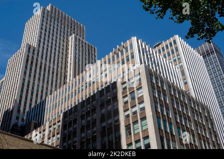 42. Street, 220 E. 42. Street,, Daily News Building, 2022, NYC, USA Stockfoto