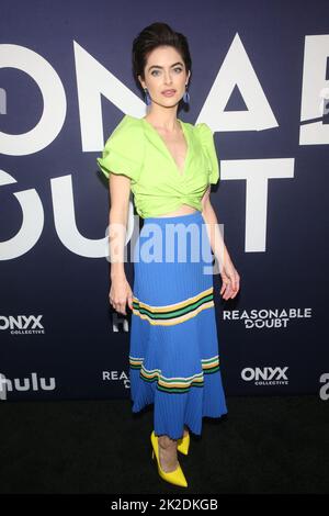 Los Angeles, Ca. 22. September 2022. Brooke Lyons bei der Los Angeles Premiere von vernünftigem Zweifel im NeueHouse Hollywood in Los Angeles, Kalifornien am 22. September 2022. Quelle: Saye Sadou/Media Punch/Alamy Live News Stockfoto