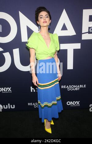 Los Angeles, Ca. 22. September 2022. Brooke Lyons bei der Los Angeles Premiere von vernünftigem Zweifel im NeueHouse Hollywood in Los Angeles, Kalifornien am 22. September 2022. Quelle: Saye Sadou/Media Punch/Alamy Live News Stockfoto