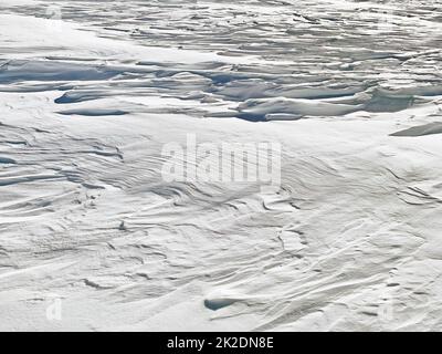 Monte-Blanc-Gletscher aus Pointe Helbronner, Stadt Courmayeur, Italien Stockfoto