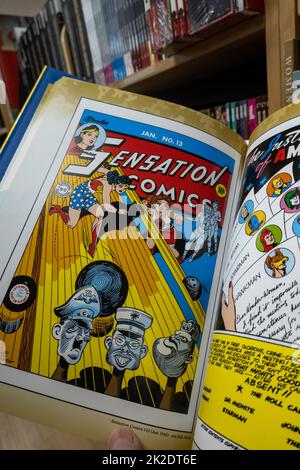 Midtown Comics Store ist ein seit langem etablierter Anbieter von Popkultur, New York City, USA 2022 Stockfoto