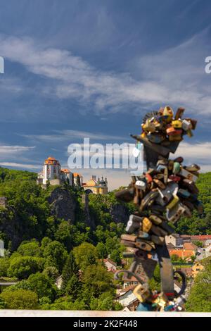 Burg Vranov nad Dyji, Region Znojmo, Südmähren, Tschechische Republik Stockfoto