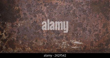Grunge Vintage-Hintergrundstruktur aus rostigem Metall Stockfoto