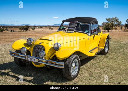 Ein Panther Kallista Sportwagen auf einer Country Show in Australien. Stockfoto