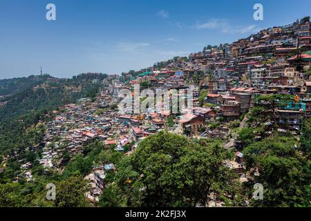 Shimla Stadt, Himachal Pradesh, Indien Stockfoto