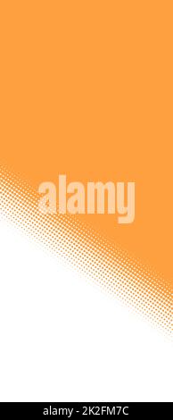 Orangefarbene Verlaufspunkte – Layout-Banner Stockfoto