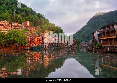 Feng Huang antike Stadt Phoenix antike Stadt, China Stockfoto