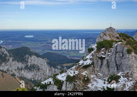 Deutschland, Bayern, Oberbayern, mangfall, Wildalpjoch, Chiemsee Stockfoto