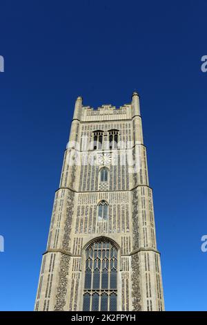 Die Augengemeindekirche in Suffolk Stockfoto