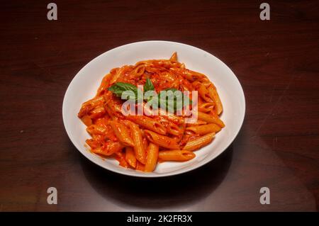 Penne Alla Wodka Stockfoto