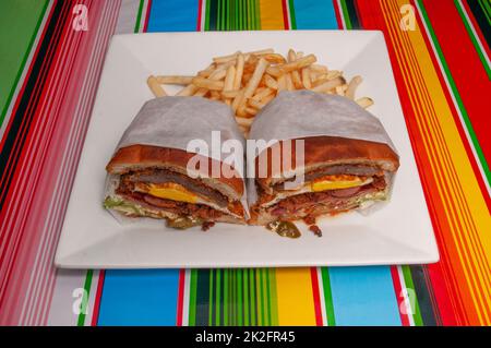 Köstliches Kubanisches Sandwich Stockfoto