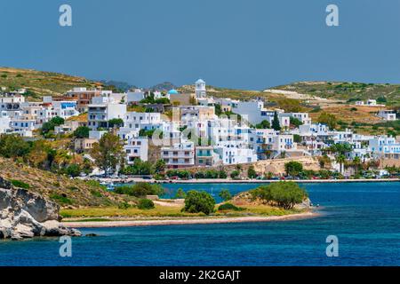 Adamantas Adamas Hafenstadt Milos Island, Griechenland Stockfoto