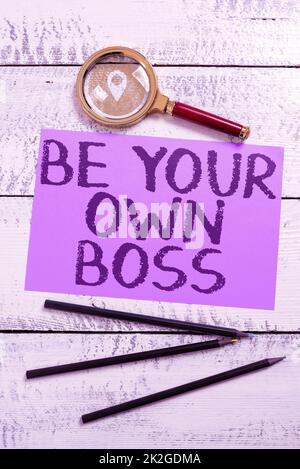 Handschrift Text Hören und Lernen. Geschäftsidee Unternehmertum Start Business Unabhängigkeit selbstständige Stockfoto