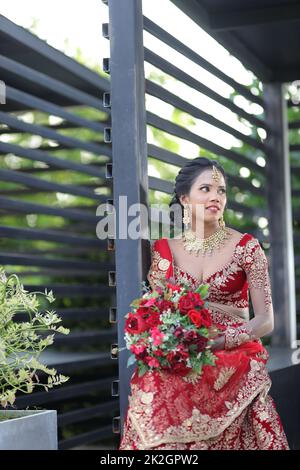 Braut-Look Stockfoto