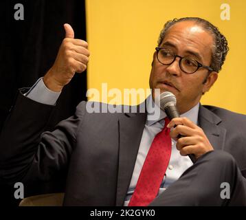 Austin, Texas, USA. 22. September 2022. WILL HURD spricht am ersten Tag des Texas Tribune Festivals, dem dreitägigen Treffen von Politikern und Politikern. (Foto: © Brian Cahn/ZUMA Press Wire) Stockfoto