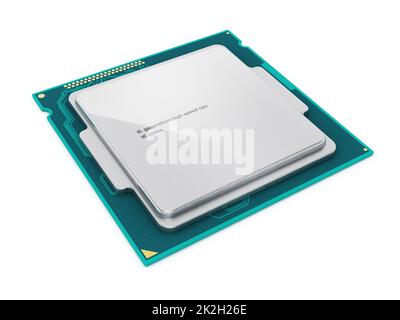 CPU isoliert Stockfoto