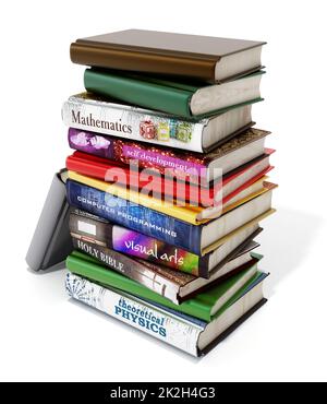 Stapel von Büchern Stockfoto