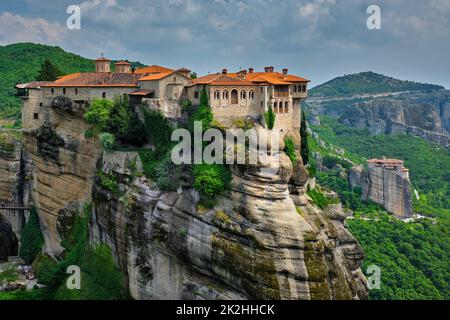 Klöster von Meteora, Griechenland Stockfoto