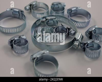 Einstellbare Klemmen halten Druck Metall Industrie Technologie Utensil Stockfoto