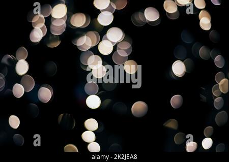 Abstraktes Bokeh als Overlay Stockfoto