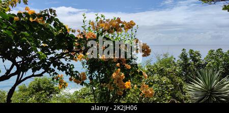 Jinzun, Donghe Township, Taitung County, mit Blick auf die wunderschöne Küste von Taitung, Taiwan Stockfoto