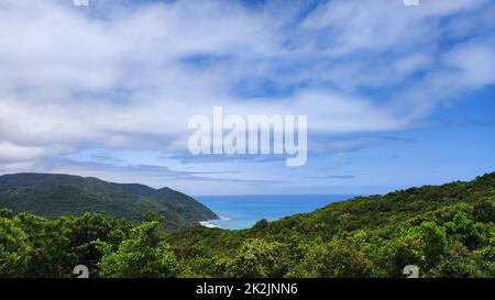 Der landschaftlich reizvolle Präriepfad Xuhai Prairie Pingtung County, Taiwan Stockfoto