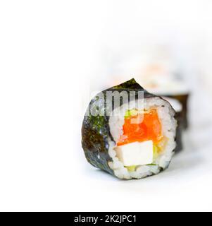 frisches Sushi Kombination Sortiment Auswahl Stockfoto