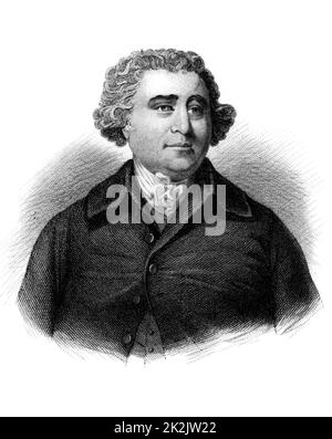 Charles James Fox (1749-1806) englische Whig (Liberal) Politiker. Gravur. Stockfoto