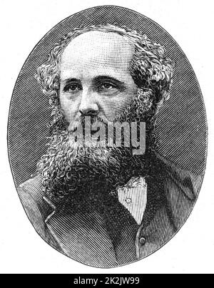 Schottische Physiker James Clerk Maxwell (1831-1879). Gravur, c1896 Stockfoto