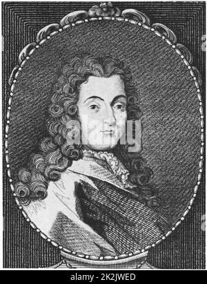 Nicholas Lemery (1645-1715), französischer Chemiker. Von Alexandre Saverien "Histoire des Philosophes Modernes", Paris, 1762 Stockfoto