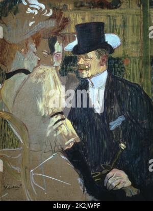 Henri de Toulouse-Lautrec Französische Schule der Engländer (William Tom Warrener, 1861–1934) im Moulin Rouge 1892 Öl auf Karton (85,7 x 66 cm) New York, Metropolitan Museum of Art