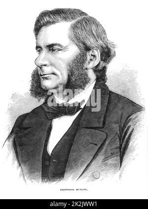 Thomas Henry Huxley (1825-1895) britischer Biologe, Anhänger von Darwin und Evolution. Aus „The Science Record“, New York, 1872 Stockfoto