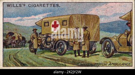 Militärische Motor Serie, 1916: serbische Motor Krankenwagen. Stockfoto