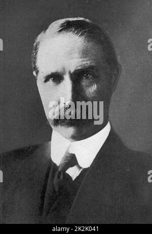 Andrew Bonar Law (1858-1923) in Kanada geborener schottischer Staatsmann, Anführer der Opposition. Stockfoto