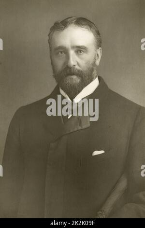 '(Samuel) Luke Fildes, RA (1844-1927) englischer Künstler und Illustrator, im Bild c1890.' Stockfoto